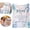 Z-13-Light Blue, variant on Mom Birthday Gifts Blanket, Mothers Day Decorations Throw Blanket, Mother's Day "We Love You Mom" Watercolor Floral Blanket, Soft Cozy Flannel Throw with Sentimental Quote 27.56x39.37 Inch 1Pcs