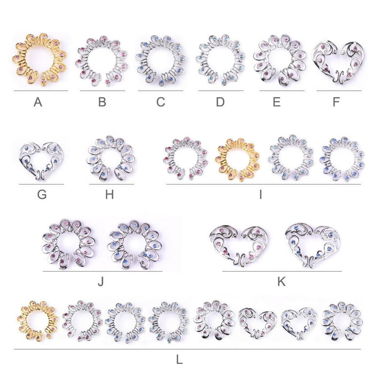 1111Fourone Nipples Rings Fashionable Trendy Comfortable Fake Piercings  Wear-resistant Decorative Accessories Pedant Jewelries for Dressing  Silvering