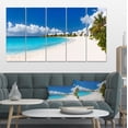 thumbnail image 1 of Panorama de Plage des Caraïbes - Impression sur Toile Photo de Paysage, 1 of 3