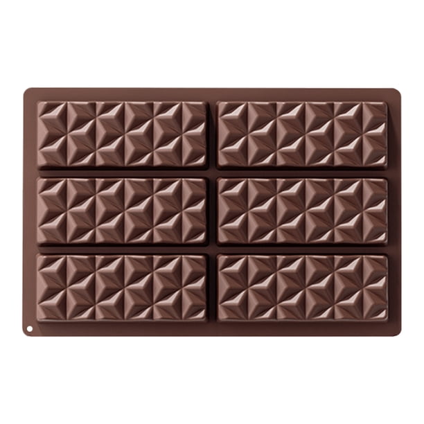 Molde Galletas Chocolate 6 Celdas Silicona Diy Herramientas para Hornear El Antiadherentes