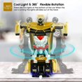 thumbnail image 2 of Robot transformador de coche con control remoto, robot transformador de coche con transformación de un botón y deriva giratoria de 360 grados, juguetes de robot de coches RC para niños y niñas, 2 of 5