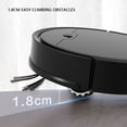 thumbnail image 2 of Robot Aspirador Barredora eléctrica Tanque de agua de 135 ml Accesorios para el hogar anticolisión (Negro), 2 of 6