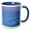 Blue/White, variant on 3drose, Moon Over Frozen Disko Bay, Disko Island in the Background. Greenland, 11oz Two-tone Green Mug