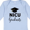 thumbnail image 4 of Inktastic Nicu Graduate-graduation Hat Boys or Girls Long Sleeve Baby Bodysuit, 4 of 5