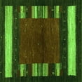 thumbnail image 1 of Ahgly Company Indoor Square Abstract Green Contemporary Area Rugs, 8' Square, 1 of 1