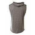 thumbnail image 2 of A4 Tourney Sleeveless Hooded Tee For Men in Heather/Forest | N3031, 2 of 2