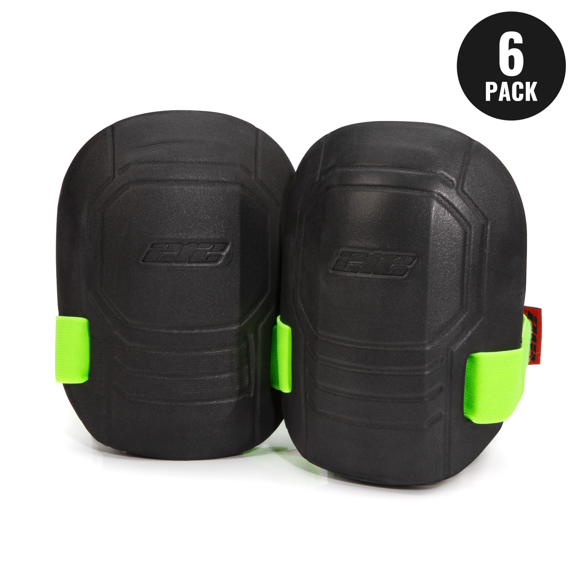 Lot of 2 MAX ENERGY ULTRA LIGHT KNEE PADS MOLDED FOAM WIDE STRAP EXTRA THICK 
