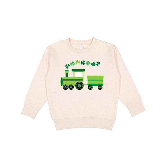 Inktastic St Patricks Irish Shamrock Train Toddler Sweatshirt