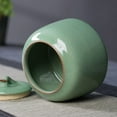 thumbnail image 4 of Ceramic Tea Canister With Airtight Lid Storage Container Tins For Tea, Coffee, Nuts, Spice, Sugar, 4 of 5