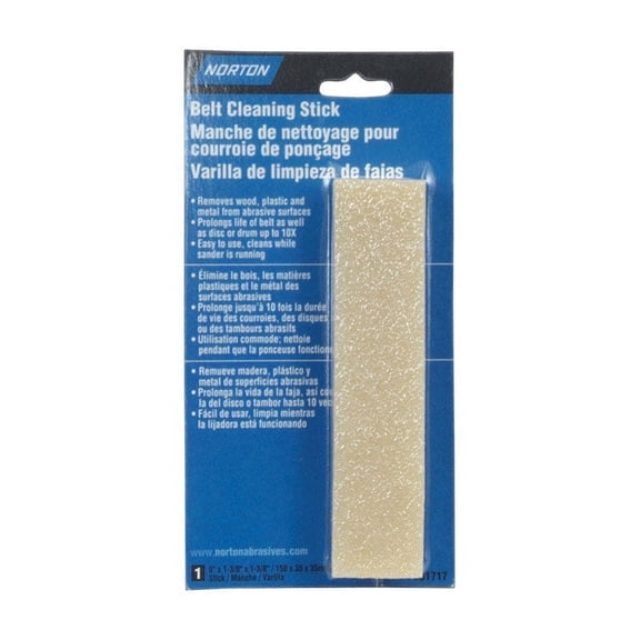 Norton 01717 Sanding Belt Cleaning Stick, 6" x 1-3/8" x 1-3/8"