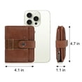 thumbnail image 3 of Cartera Montana West X Wrangler de Piel de Vaca para Mujer Marrón, 3 of 6
