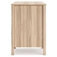 thumbnail image 3 of Signature Design by Ashley Battelle 60" Home Office Desk, Tan, 3 of 7