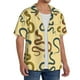 thumbnail image 2 of Balery Various Snake Camisa Casual de Manga Corta con Botones para Hombre, Texturizada, Estilo Cubano, para Playa, Verano-3X-Large, 2 of 5