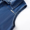 thumbnail image 5 of Cmfcve Women's Denim Vest Jacket Casual Sleeveless Waistcoat Summer Distressed Casual Loose Fit Jean Shirts with Pockets, 5 of 8
