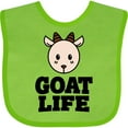 thumbnail image 3 of Inktastic Goat Life Boys or Girls Baby Bib, 3 of 4