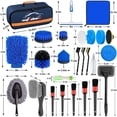 thumbnail image 2 of Juego de Cepillos Automotrices AUTODECO Azul para Detalles de Coche, 2 of 7