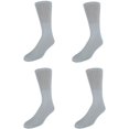 thumbnail image 2 of CTM  Cotton Blend Casual Tube Socks 4 Pair Value Pack (Men Big & Tall), 2 of 2