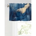 thumbnail image 6 of Valances for Windows Modern Abstract Rod Pocket Cafe Window Treatments Valance Curtains for Kitchen Bathroom Laundry Basement Windows 56"x16", 6 of 9