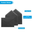 thumbnail image 3 of Uxcell 5x7 Envelopes, 100Pcs A7 Size V Flap Invitation Envelopes, Black, 3 of 7