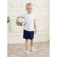 thumbnail image 2 of 3 Pack Toddler Boys Shorts Boys Cotton Shorts with Drawstring Toddler Kids Clothes Elastic Waist, 2-7T, 2 of 7