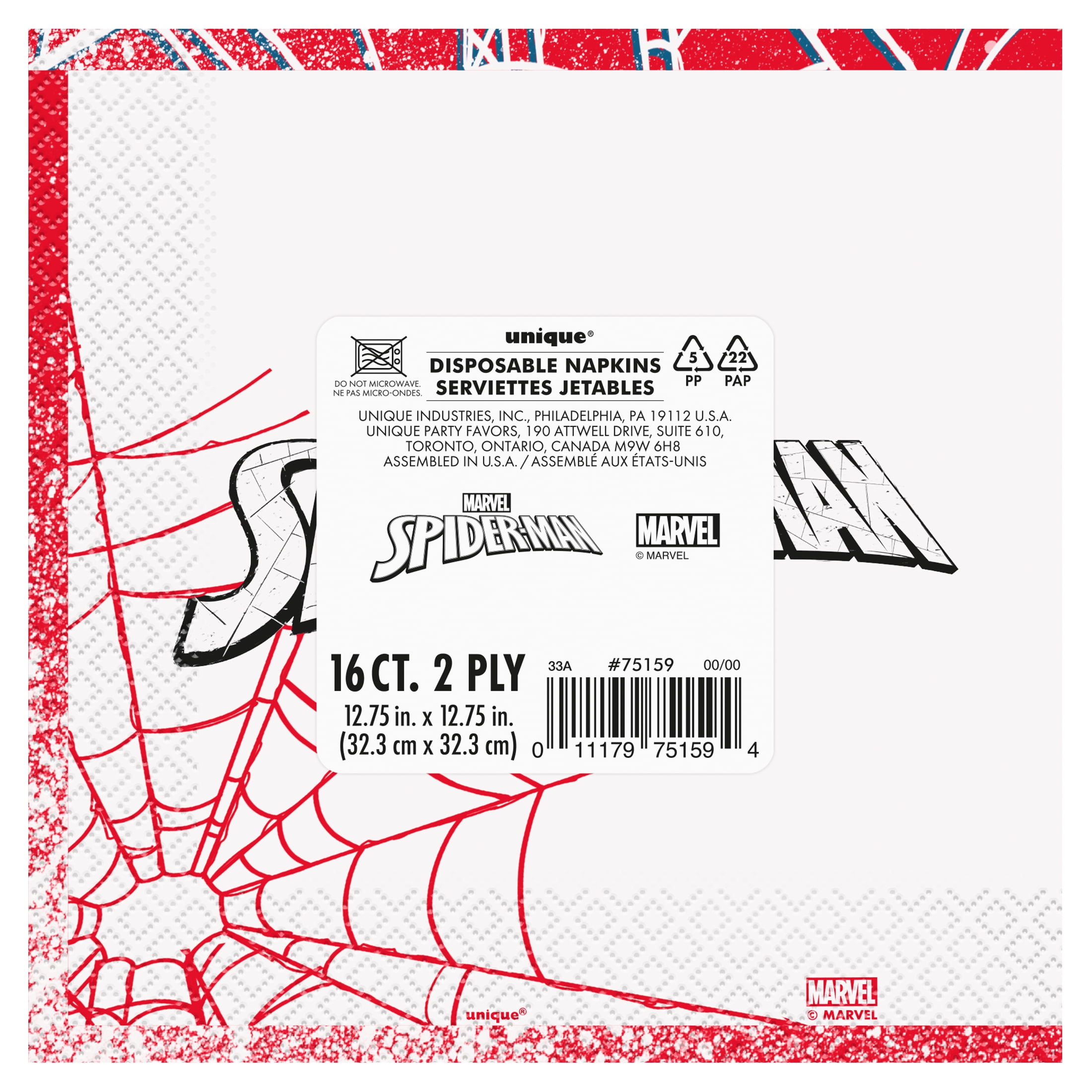 Lunch Napkins Spiderman -16 - CDU