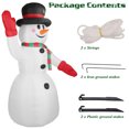 thumbnail image 3 of Moclever 7.9ft Christmas Inflatable Snowman IPX4 Waterproof Light up Snowman Decoration, White, 3 of 14