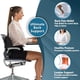 thumbnail image 5 of Almohada con respaldo lumbar, silla de oficina ComfiLife, asiento de coche, 5 of 8