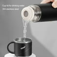 thumbnail image 3 of Hadanceo Insulated Water Cup Keeps Hot or Cold 12 Hours Stainless Steel Water Bottle Leak-proof Double Layer Vacuum Insulated Cup Large Capacity Food Grade Water Mug, 3 of 16