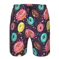 thumbnail image 4 of Kdxio Donuts1 Pattern Mens Casual Shorts - Drawstring Summer Beach Sports Shorts for Men, 4 of 9