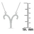 thumbnail image 2 of 1/5 Carat TW Diamond Aries Zodiac Pendant 10K White Gold, 2 of 2