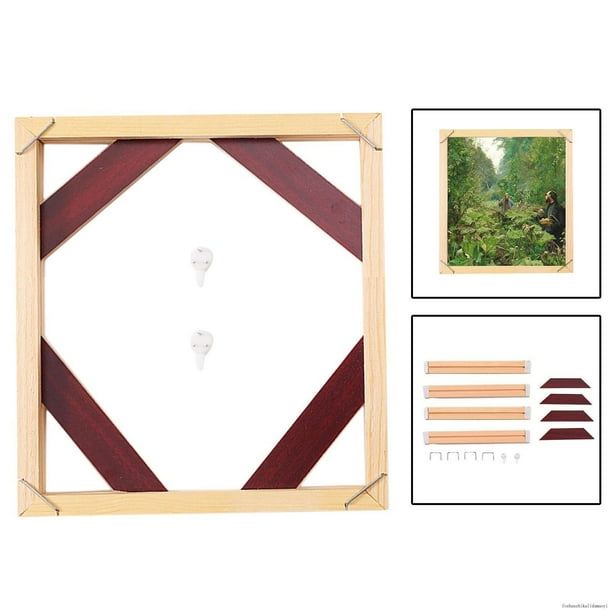 DIY Canvas Stretcher Bars Wood Frame Wall Art For Oil Painting Home