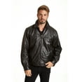 thumbnail image 3 of EXcelled Men's Big and Tall Leather Shirt Collar Jacket, 3 of 5