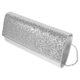 thumbnail image 3 of Women's Sequin PU Evening Clutch Bag – Stylish Silver Handbag for Weddings, Parties & Banquets – Elegant Design with Ample Storage for Essentials, 3 of 5