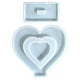 thumbnail image 5 of Modelo de Marco de Fotos de Corazón Hueco Modelo de Resina Epoxi DIY Marco de Fotos con Suministros Básicos Modelo de Marco de Imagen de Fundición Par Soledad Fundición de resina de silicona, 5 of 7