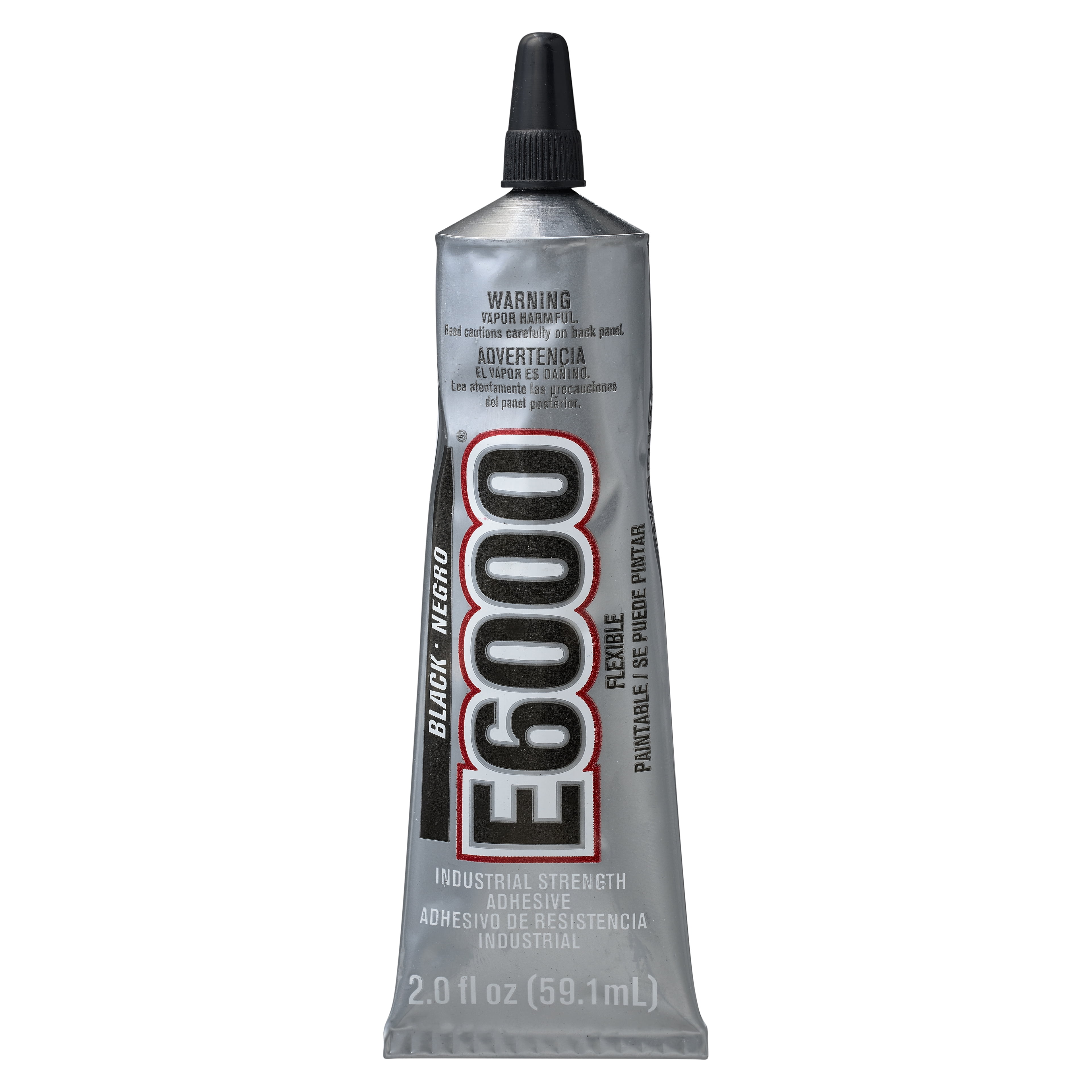 E6000 Black Permanent Adhesive, 12 Pack