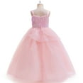 thumbnail image 3 of Glinda Costume for Girls Halloween Cosplay Dress Birthday Gown, 6-7Y, 3 of 9