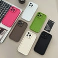 thumbnail image 5 of Solid Color Silicone Phone Case Compatible With IPhone 14/15 Pro Max Case For Iphone 11/12/13 Case All Inclusive Protection, 5 of 6