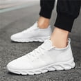 thumbnail image 2 of eczipvz Shoes&nbsp;for Men Men's Mesh Casual Shoes Comfortable Walking Fashion Sneakers,White, 2 of 5