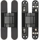 thumbnail image 3 of Bisagras invisibles Bisagra de puerta oculta Bisagra oculta de servicio pesado 3-D ajustable - Negro - 1 par, 3 of 5