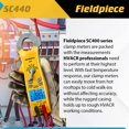 thumbnail image 4 of Pinza amperimétrica Fieldpiece SC440 True RMS con temperatura, 4 of 6
