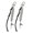 2pcs, variant on 1/2/3Pcs Alloy Fishbone Keychain Pendant Black Rope Design Lightweight Key Chain Backpacks Cars Key Organizer Accessories