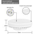 thumbnail image 4 of Lámpara nórdica empotrada, luz LED empotrada de superficie para baño y lugar de trabajo, lámpara de techo de madera, luz cálida sin deslumbramiento (eficiencia energética), 4 of 5