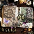 thumbnail image 5 of 20 Sheets Retro Aesthetic Decorative Paper Scrapbooking Decoration Paper Set, 5 of 12
