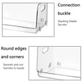 thumbnail image 3 of Plastic Organizer Bins, Large - 2 Pack, Clear | Multi-Use Organizer Bins | Pantry Organizer & Freezer Organizer | Vanity Container | Bins for Home & Kitchen Pantry Storage Bin, 3 of 8
