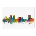 thumbnail image 2 of Trademark Fine Art Michael Tompsett Wichita Kansas Skyline Canvas Wall Art - 22x32, 2 of 4