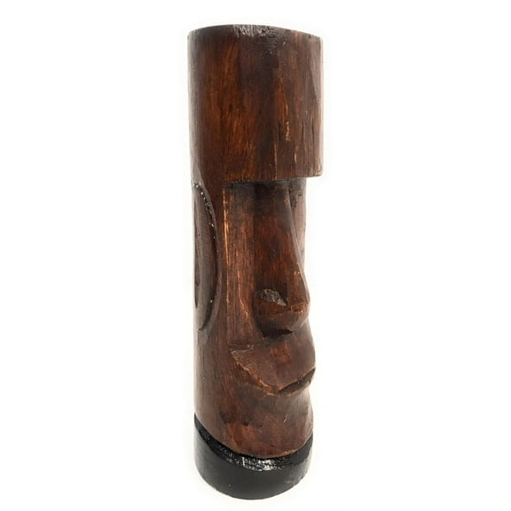 Moai Easter Island Tiki Totem 8" - Hand Carved | #dpt537120