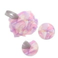 thumbnail image 3 of Unique Bargains 1pc Reusable Bath Shower Loofah Sponge Pink, Purple, 3 of 6