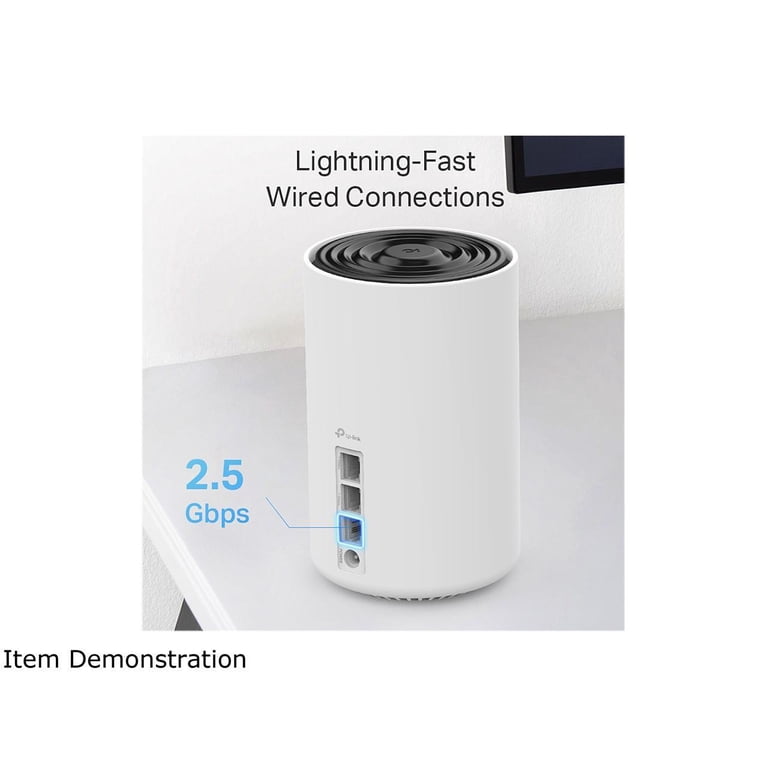 TP-Link, Deco XE75 Pro Mesh Router, AXE5400 Tri-Band WiFi 6E, 1 