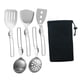 thumbnail image 5 of Juego de 6 utensilios de cocina para campamento, de utensilios de cocina de acero inoxidable 304 para cocinar , juego de utensilios de cocin, 5 of 9