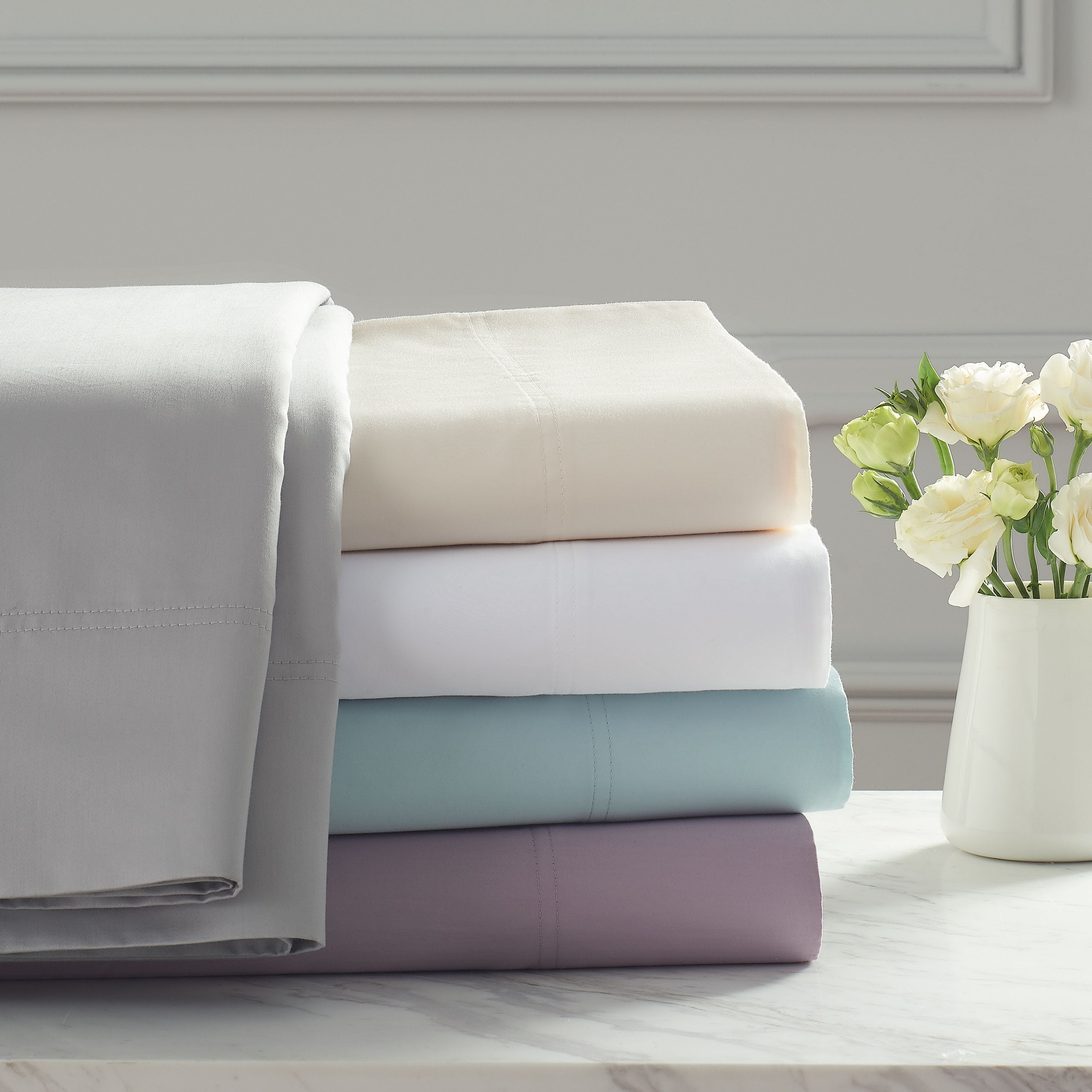 Cotton Rich Sateen Weave Sheet Set 